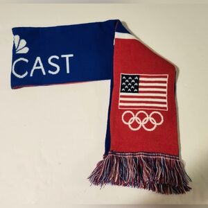 Team USA Comcast USA Olympic Team Apparel Winter Scarf Red White & Blue
